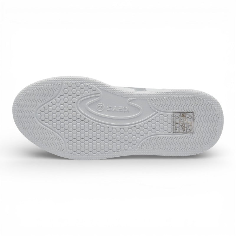 KEYS K-10525 Sneaker Donna pelle sintetica bianco