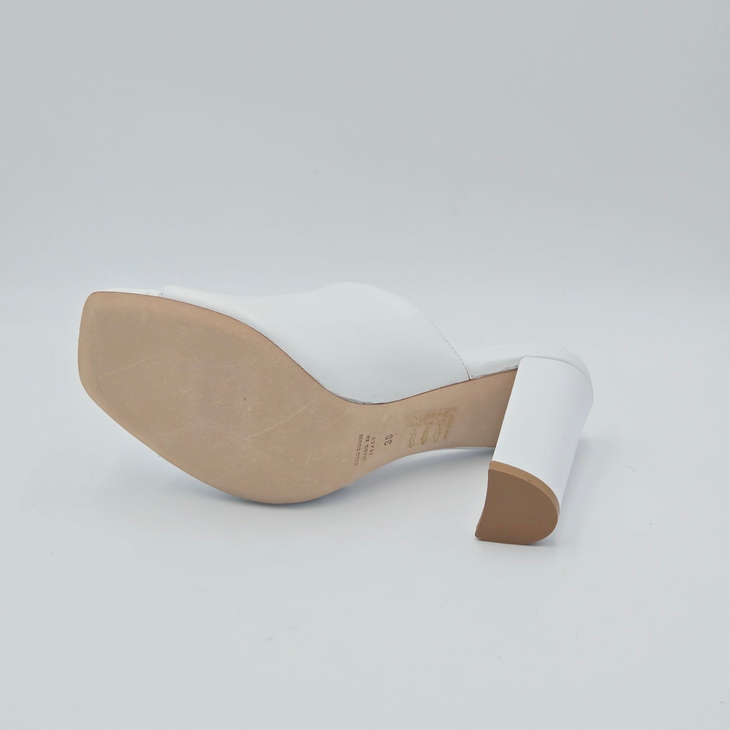 GIANNI MARRA Sandali Donna pelle bianco