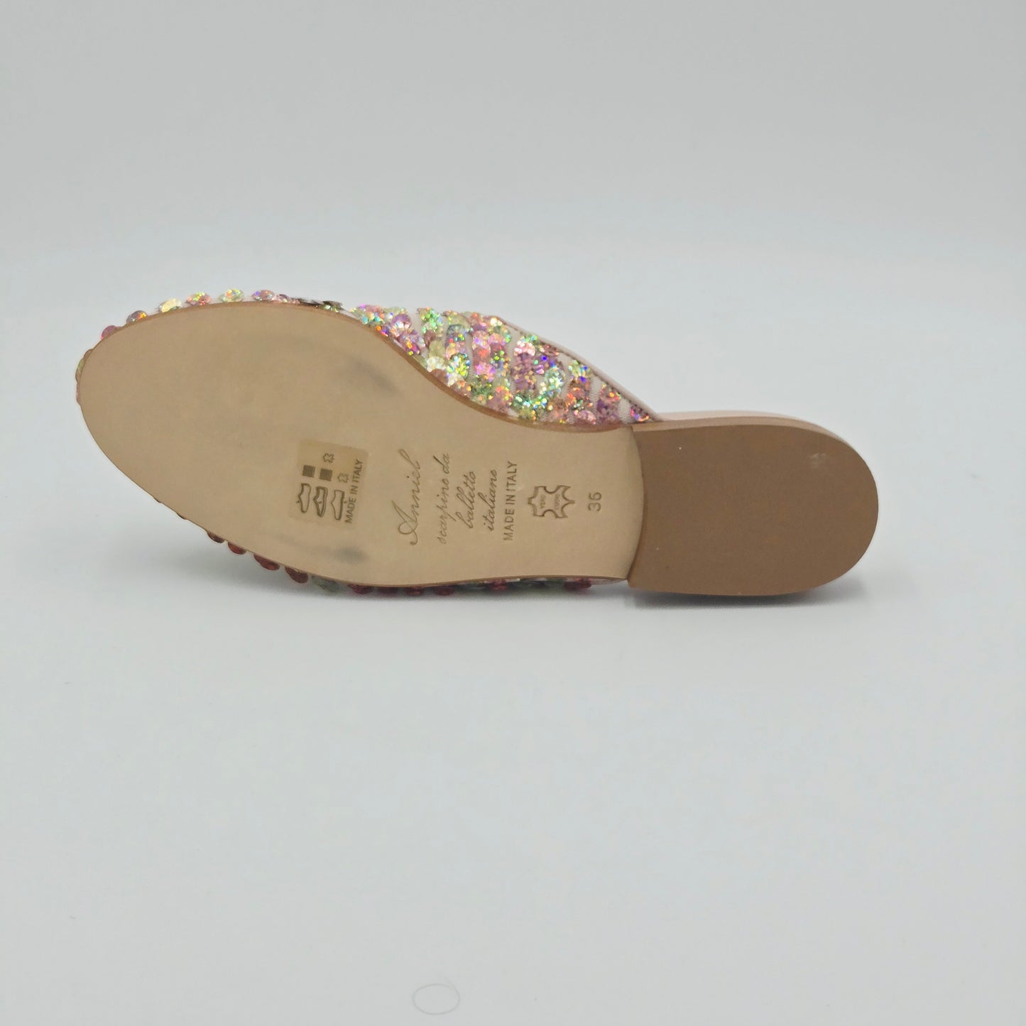 ANNIEL Sandali Donna paillettes rosa