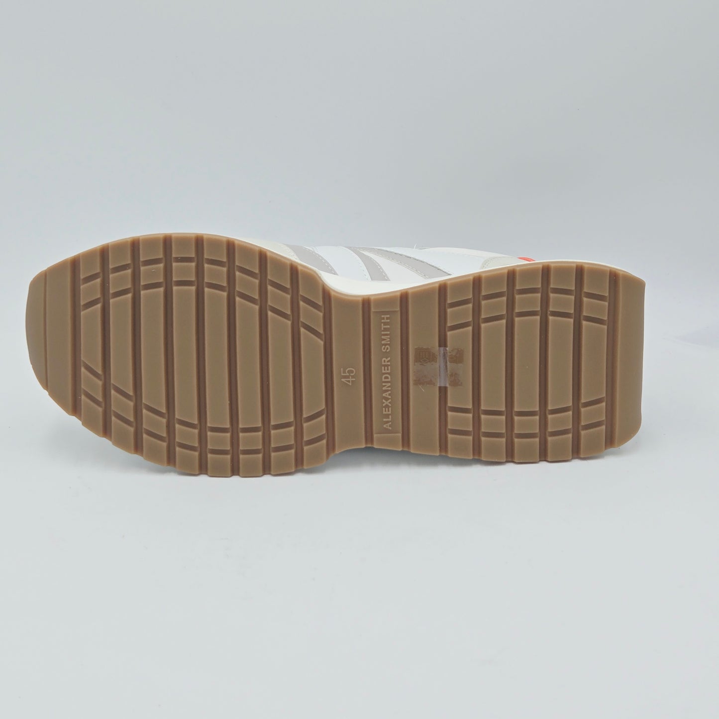 ALEXANDER SMITH Sneaker Uomo tessuto bianco