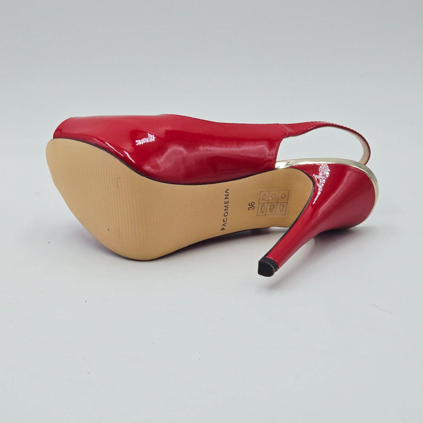 PACOMENA by MENBUR Sandali Donna pelle verniciata rosso