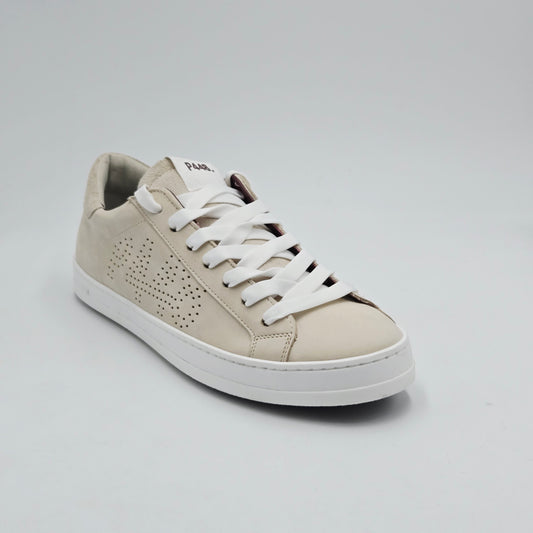 P448 Sneaker Donna pelle scamosciata beige