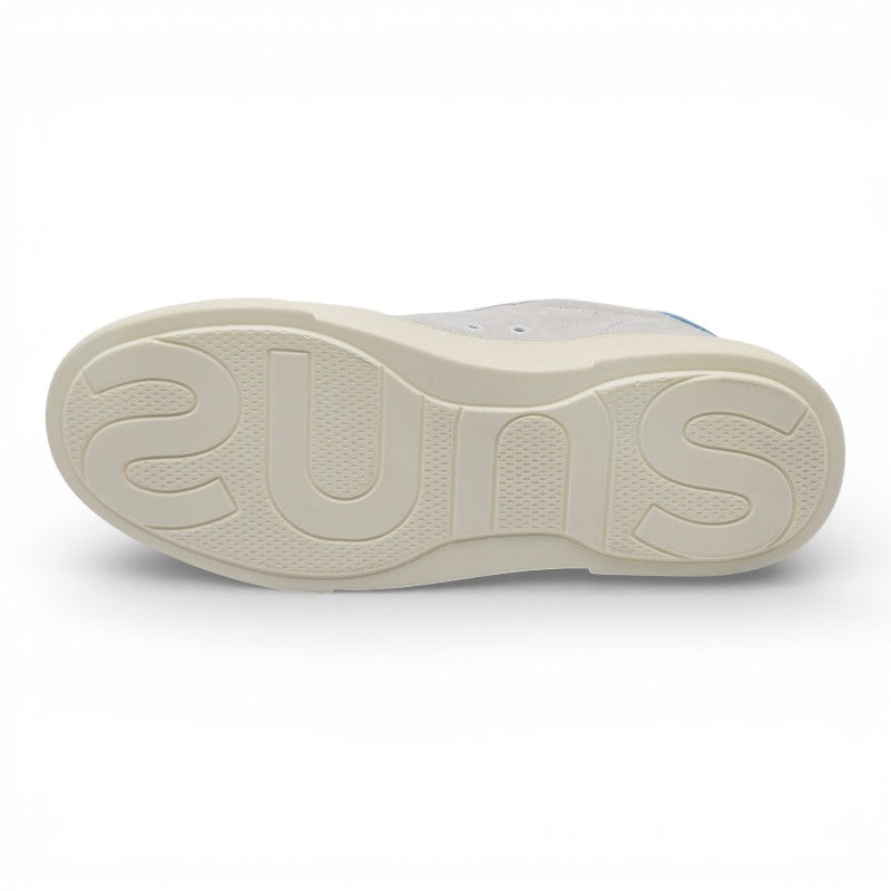 SUNS SSS51002UOFF WHITE Sneaker Uomo pelle scamosciata grigio