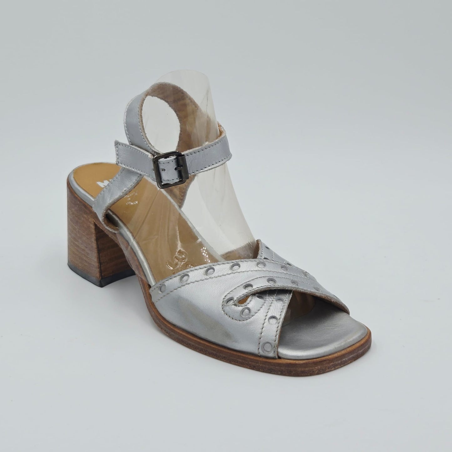 MOMA 46496G VINTAGE Sandali Donna pelle grigio