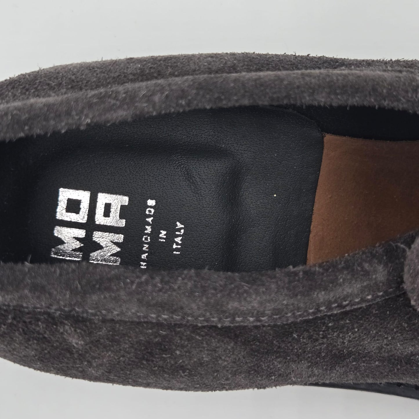 MOMA 63304E VINTAGE Mocassini Uomo pelle scamosciata grigio