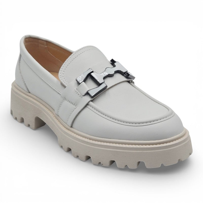 KEYS K-9380 Mocassini Donna pelle bianco