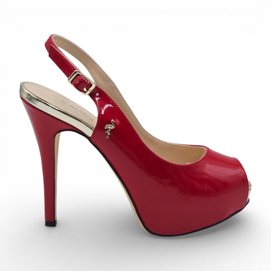 PACOMENA by MENBUR 06985 0007 Sandali Donna pelle sintetica rosso