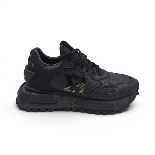 ELHANN.H NSJ358 XXXXX Unisex-Adult pelle nero