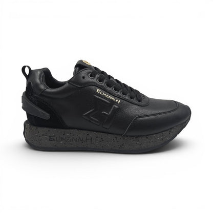 ELHANN.H SJ600NL BLACK BLACK XXXXX Unisex-Adult pelle nero