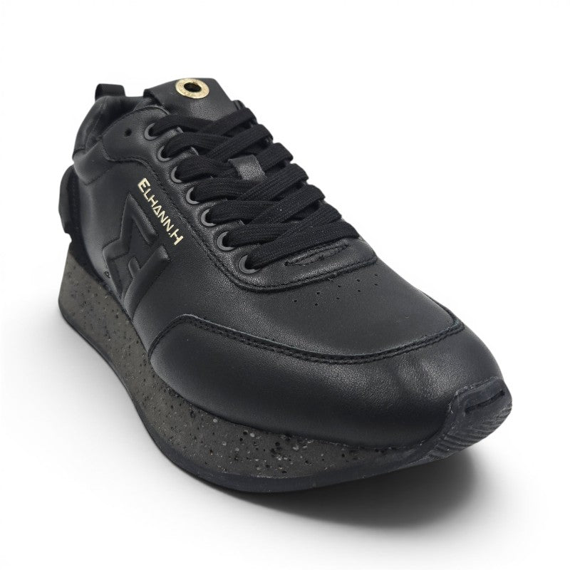 ELHANN.H SJ600NL BLACK BLACK XXXXX Unisex-Adult pelle nero