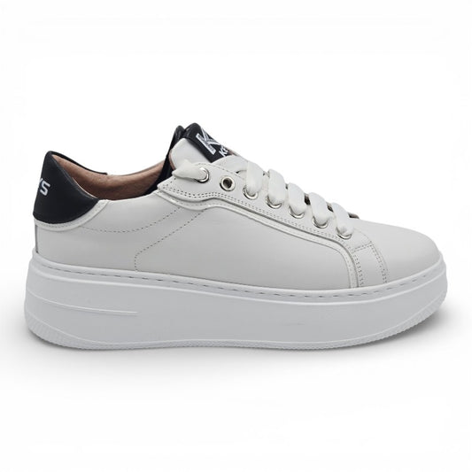 KEYS K-9883 Sneaker Donna pelle bianco