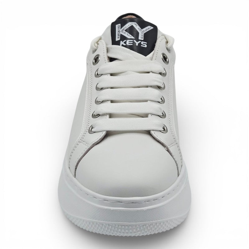 KEYS K-9883 Sneaker Donna pelle bianco