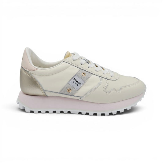 BLAUER S4MILLEN01/LEM Sneaker Donna pelle bianco