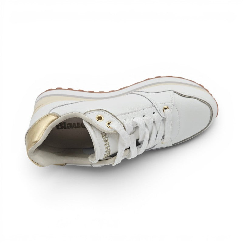 BLAUER S4EPPS01/LEA Sneaker Donna pelle bianco