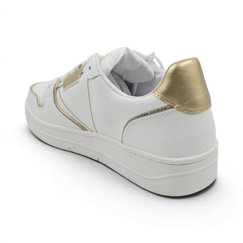 GUESS FM8ANCLEM12-WHITE Sneaker Uomo pelle bianco
