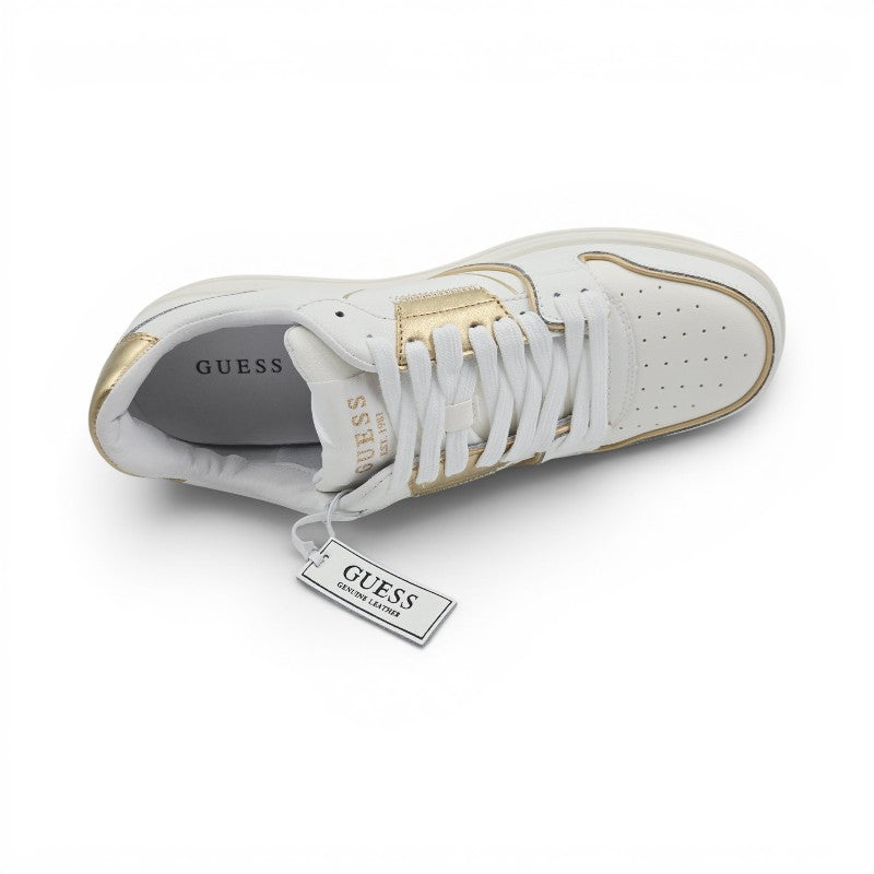 GUESS FM8ANCLEM12-WHITE Sneaker Uomo pelle bianco