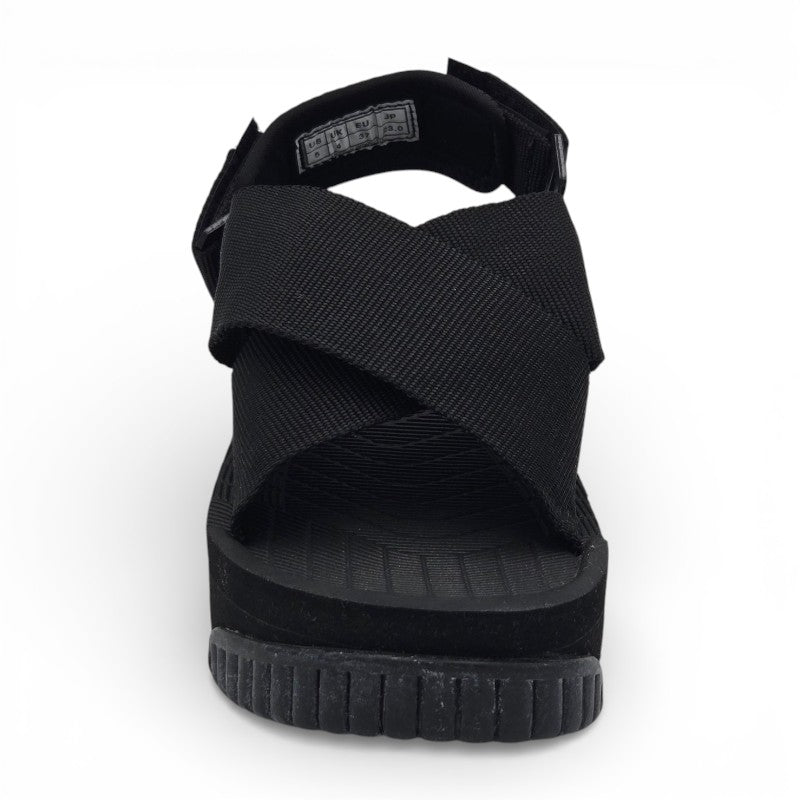 SHAKA FIESTA PLATFORM Sandali Donna tessuto nero