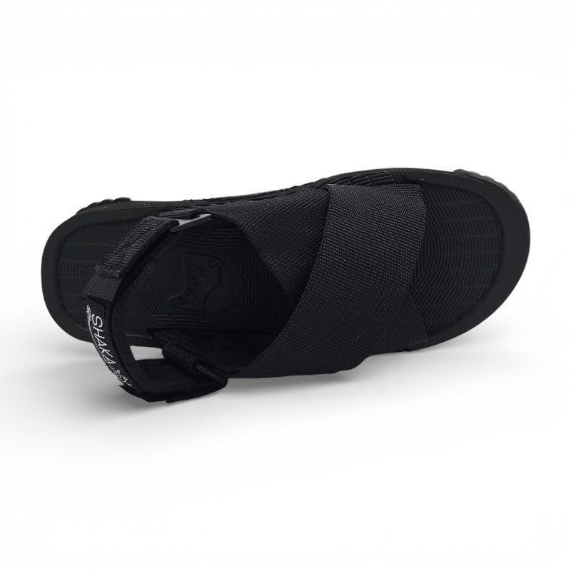 SHAKA FIESTA PLATFORM Sandali Donna tessuto nero