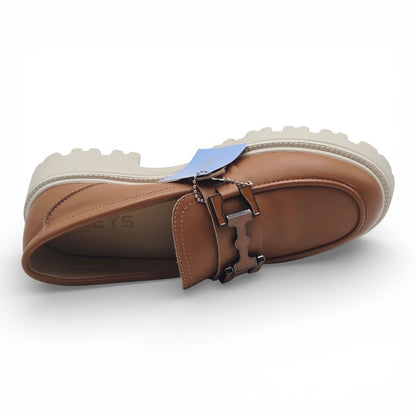 KEYS K-9380 Mocassini Donna pelle marrone