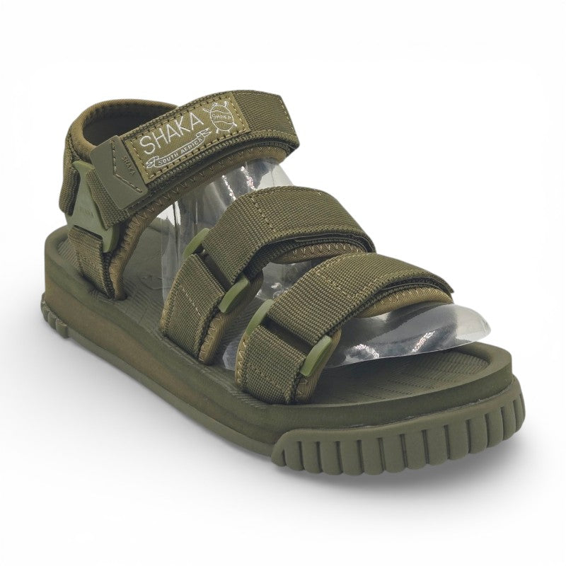 SHAKA NEO BUNGY Sandali Donna tessuto verde