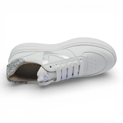 KEYS K-10525 Sneaker Donna pelle sintetica bianco