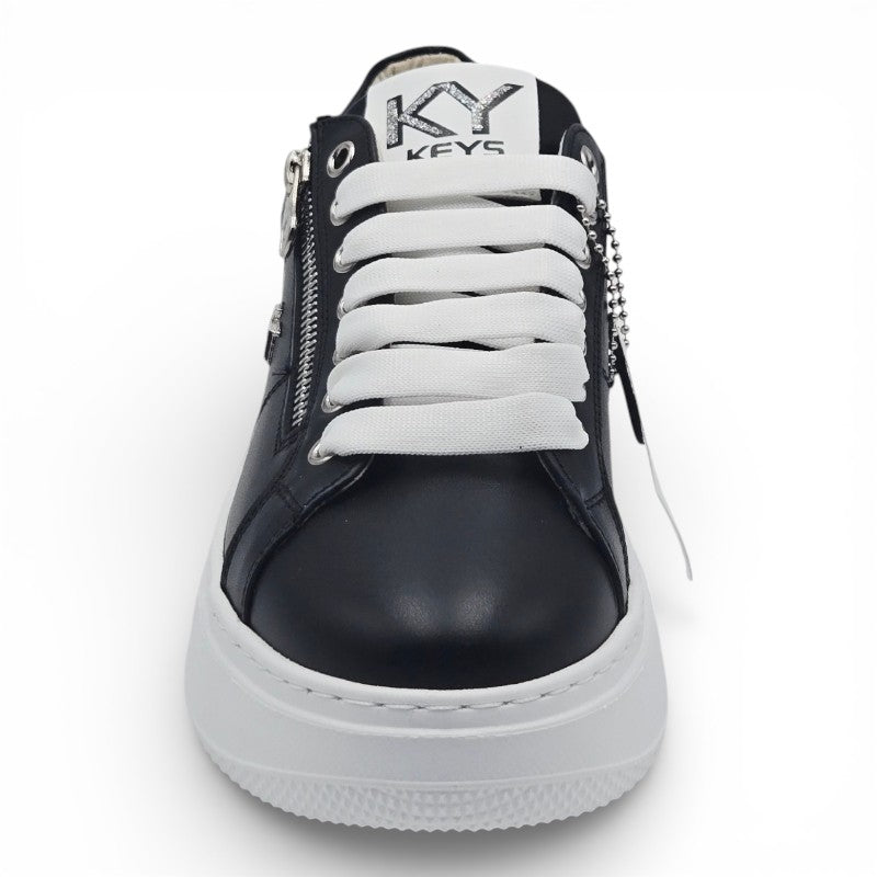 KEYS K-10520  Sneaker Donna pelle nero