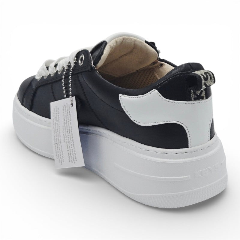 KEYS K-10520  Sneaker Donna pelle nero