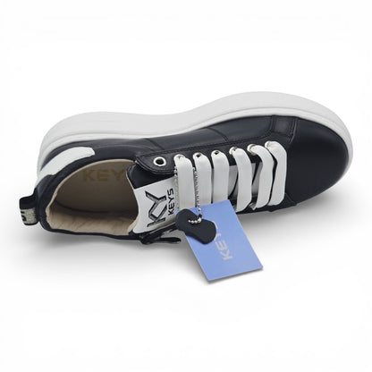 KEYS K-10520  Sneaker Donna pelle nero