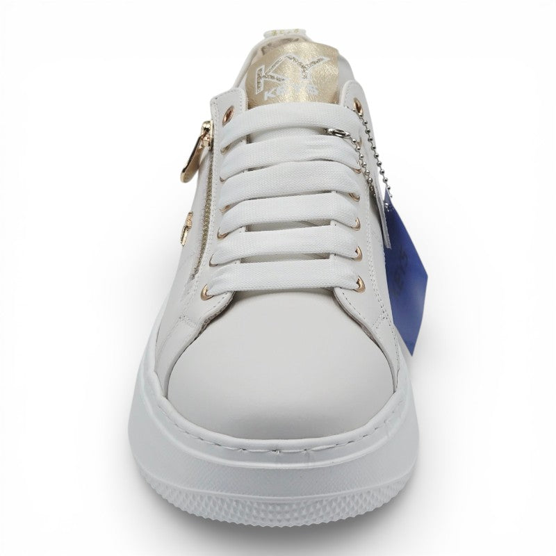 KEYS K-10520  Sneaker Donna pelle bianco