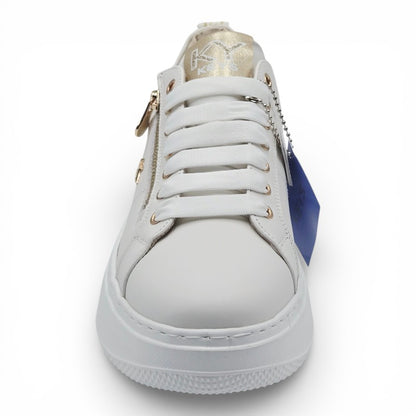 KEYS K-10520  Sneaker Donna pelle bianco