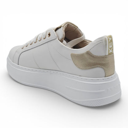 KEYS K-10520  Sneaker Donna pelle bianco