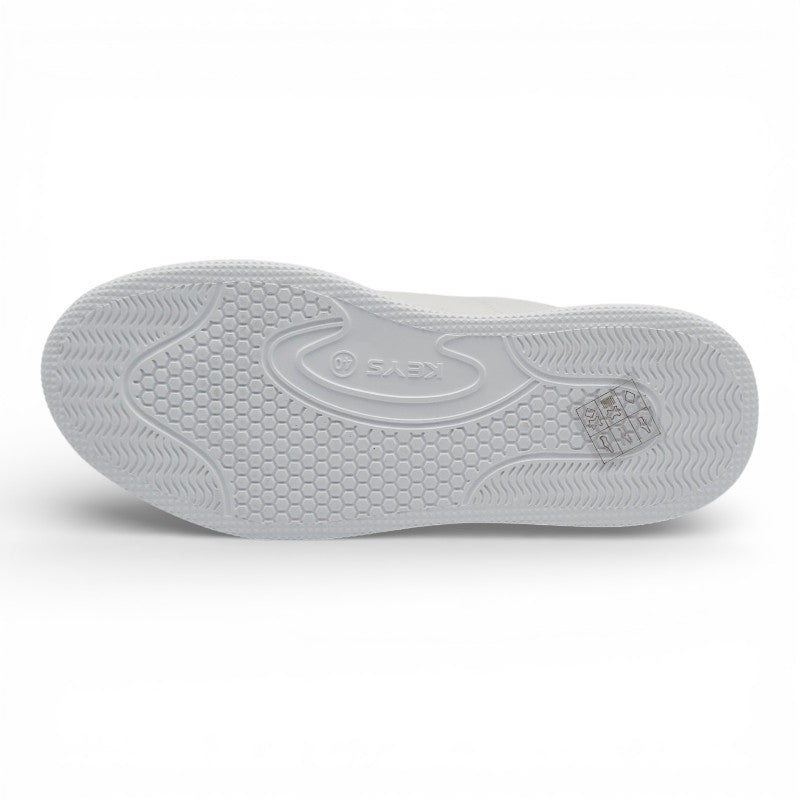 KEYS K-10520  Sneaker Donna pelle bianco