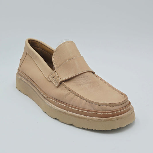 MOMA 26401E VINTAGE Mocassini Uomo pelle beige