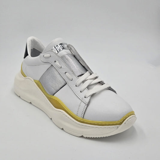 STOKTON Sneaker Uomo pelle bianco
