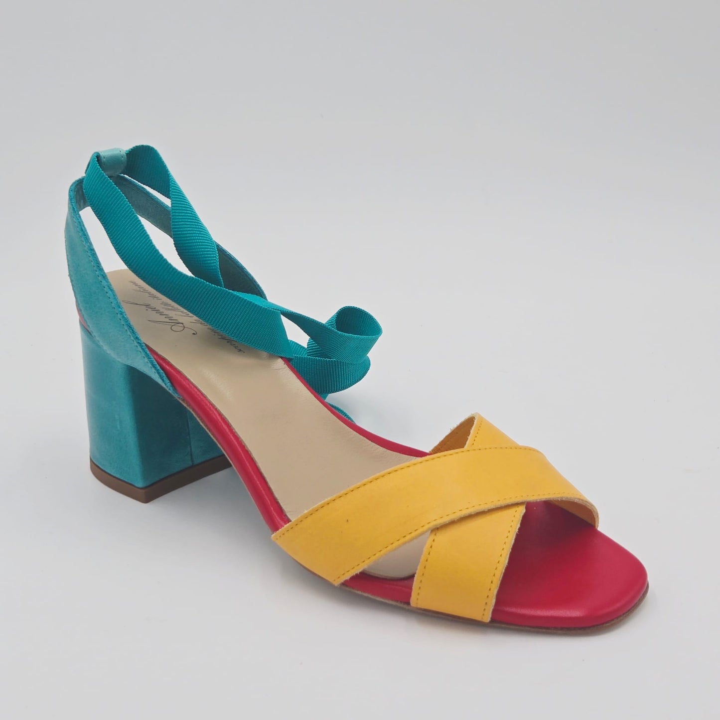 ANNIEL Sandali Donna pelle giallo