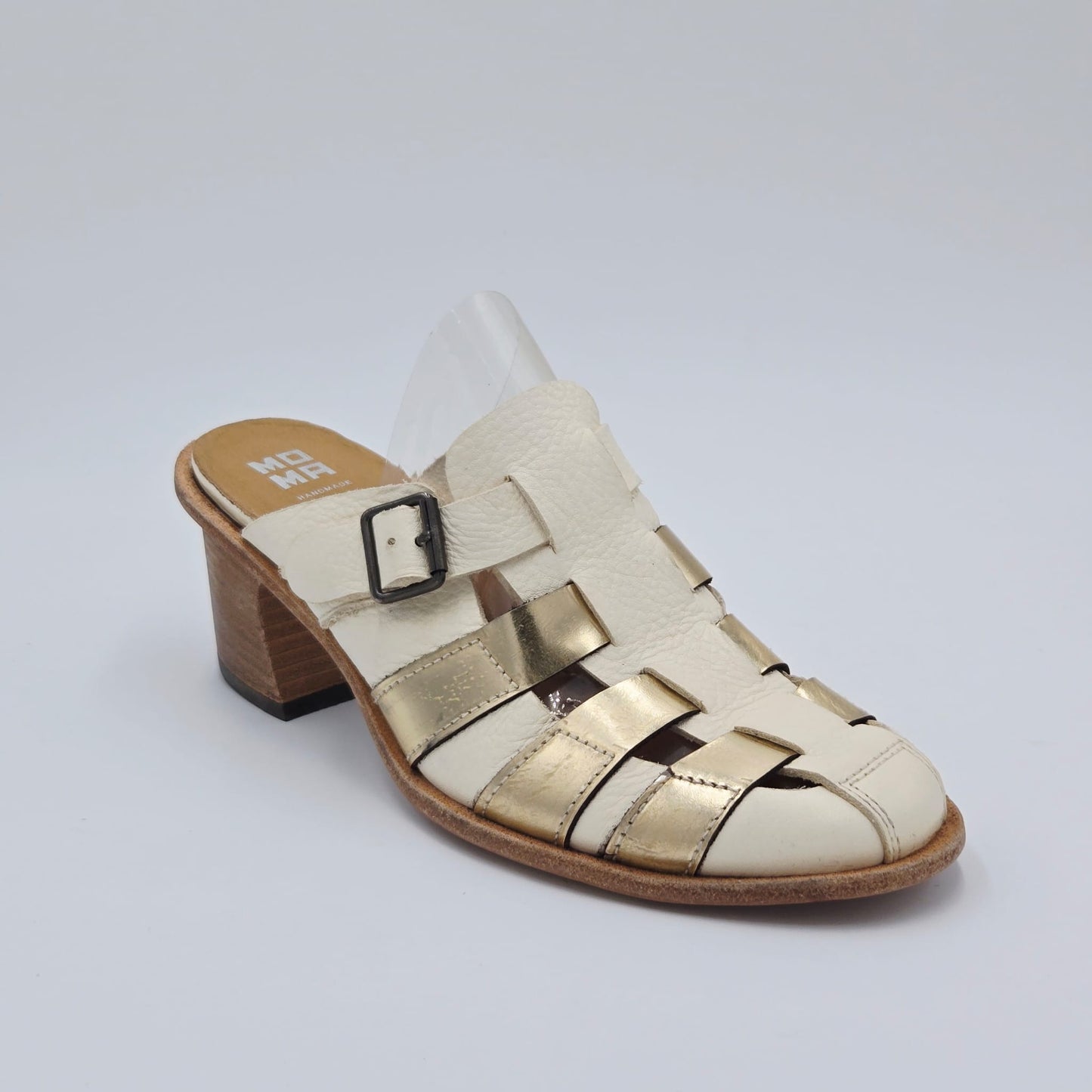 MOMA 28402G VINTAGE Sandali Donna pelle bianco