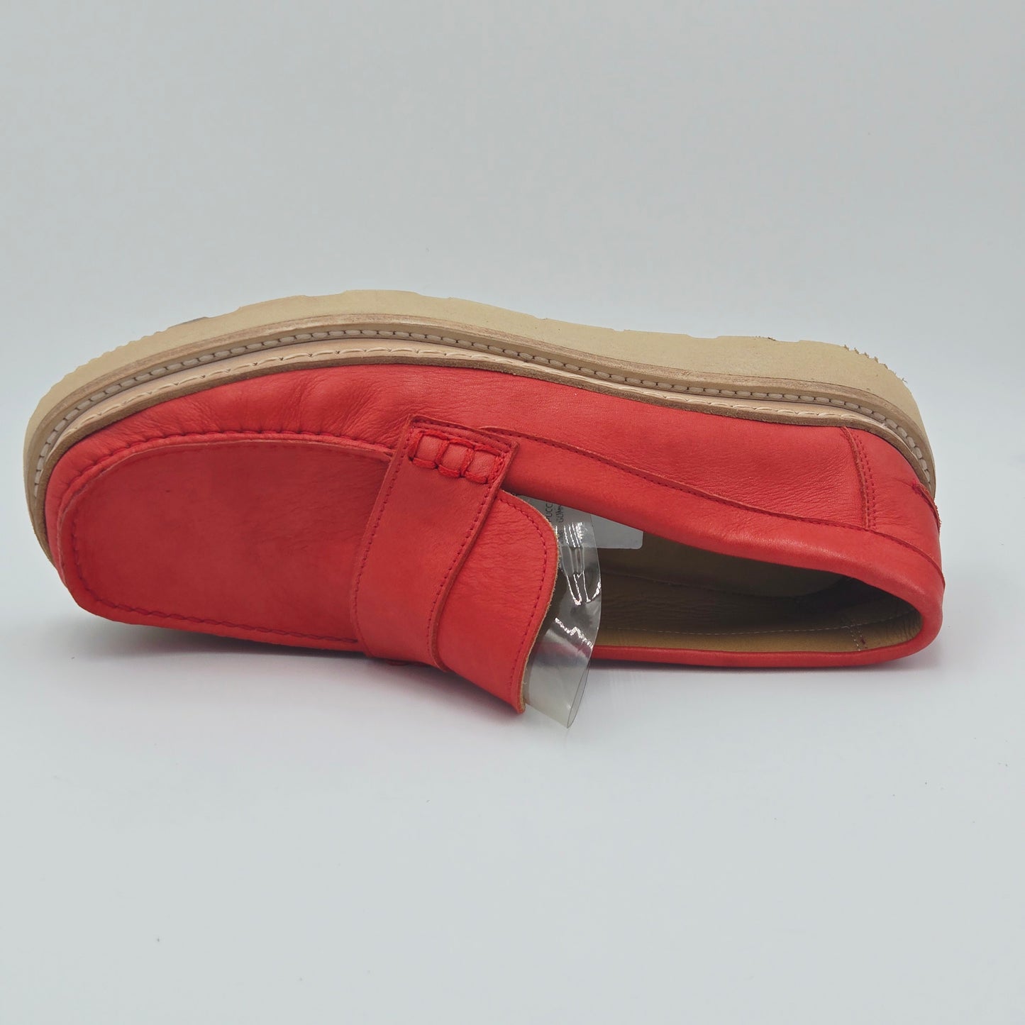 MOMA 26401E VINTAGE Mocassini Uomo pelle rosso