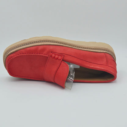 MOMA 26401E VINTAGE Mocassini Uomo pelle rosso