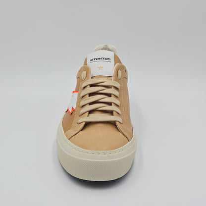 STOKTON Sneaker Uomo pelle beige