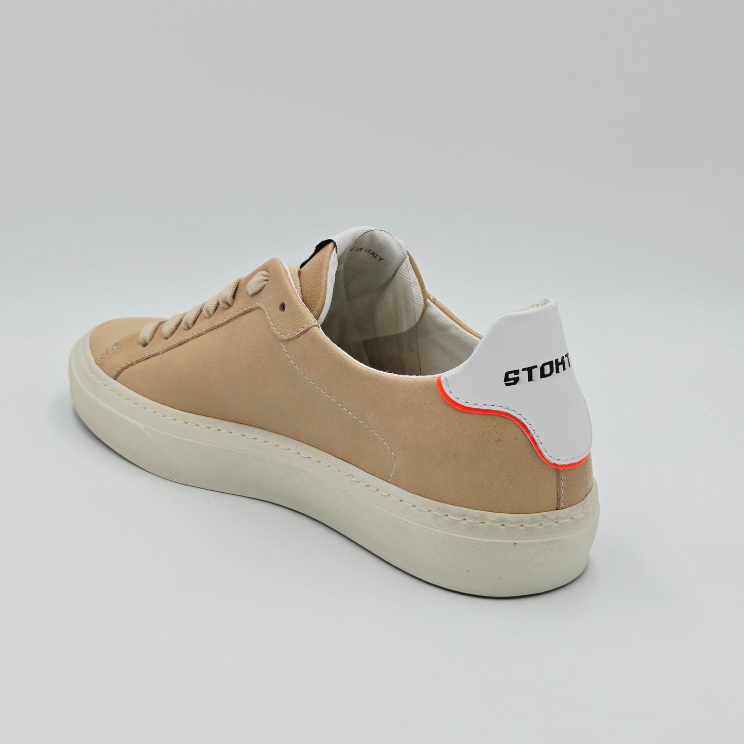 STOKTON Sneaker Uomo pelle beige