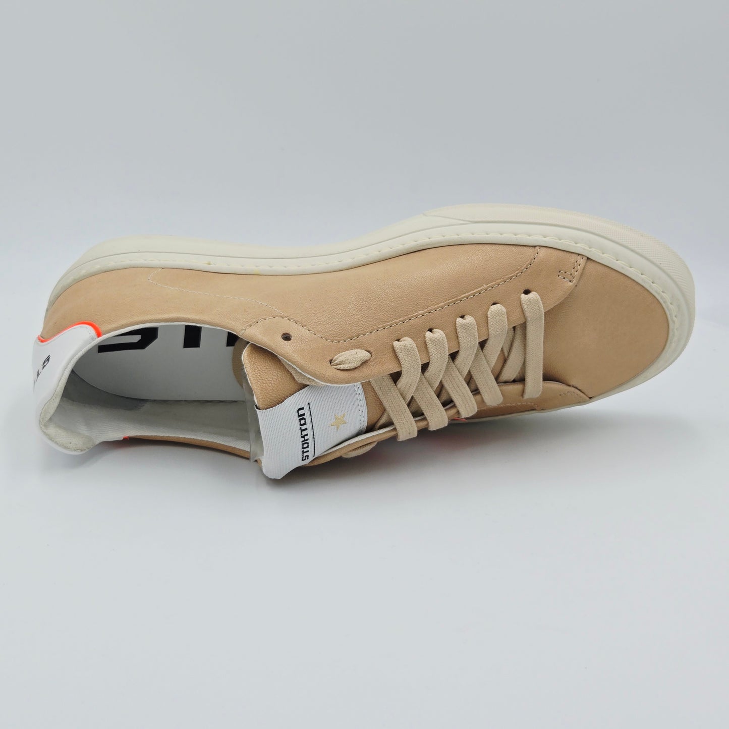 STOKTON Sneaker Uomo pelle beige