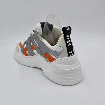 STOKTON Sneaker Donna tessuto bianco