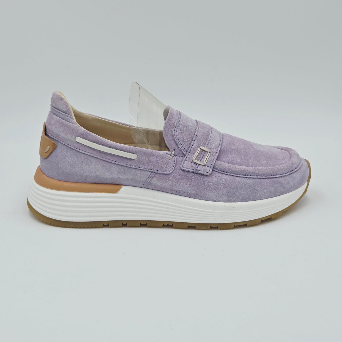 MOMA 3FS413-CRP12 Mocassini Donna pelle scamosciata viola