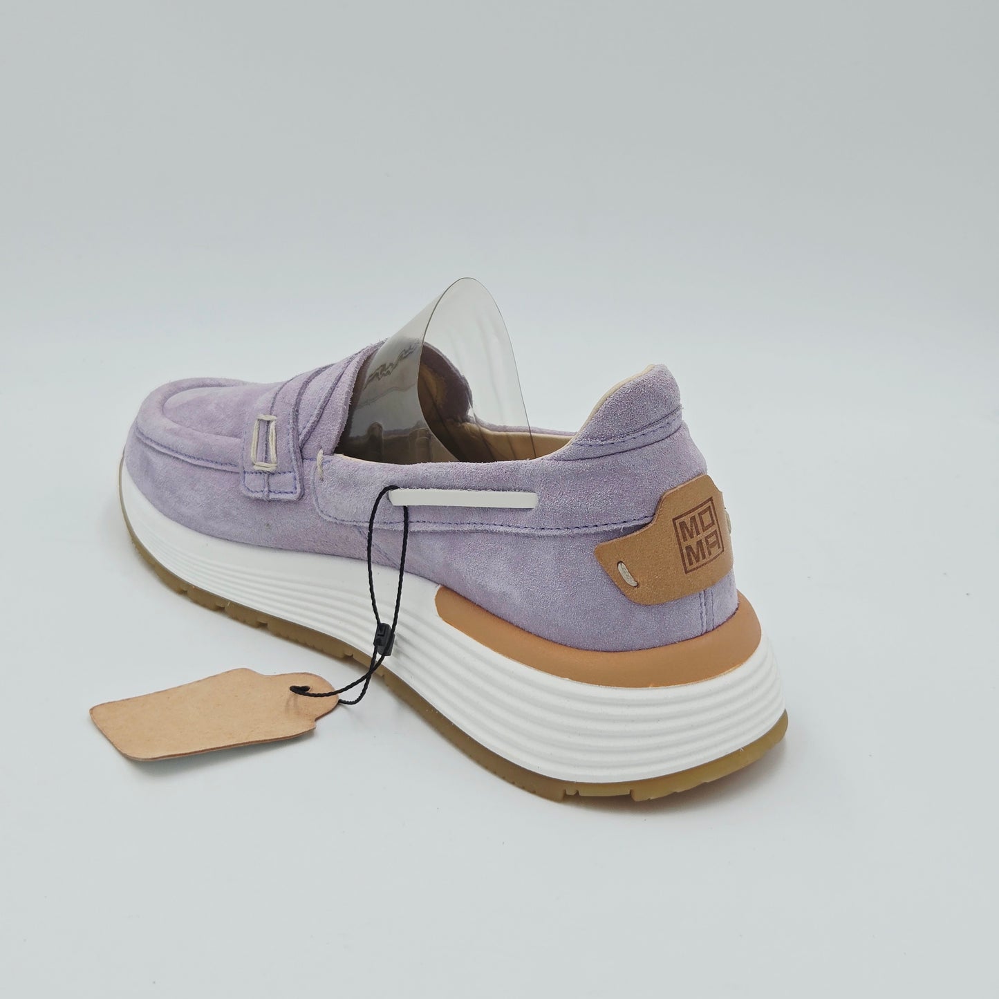 MOMA 3FS413-CRP12 Mocassini Donna pelle scamosciata viola