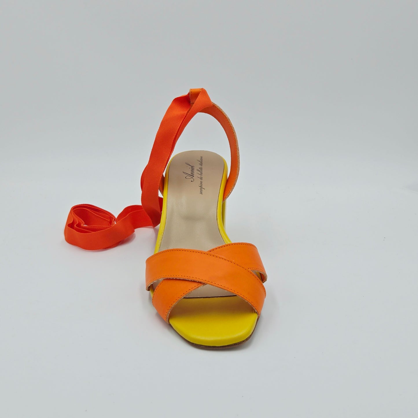 ANNIEL Sandali Donna pelle arancione