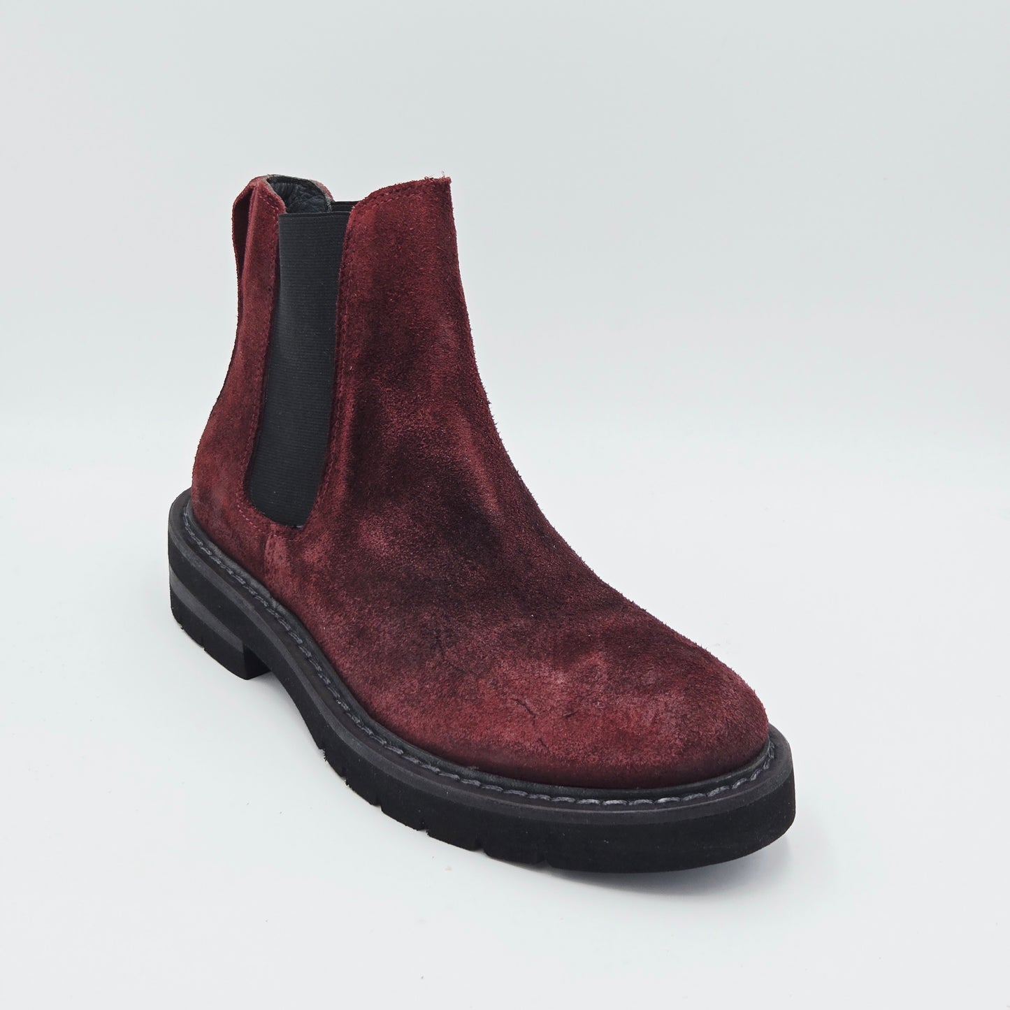 MOMA 84302C-SA Stivaletti Donna pelle scamosciata rosso