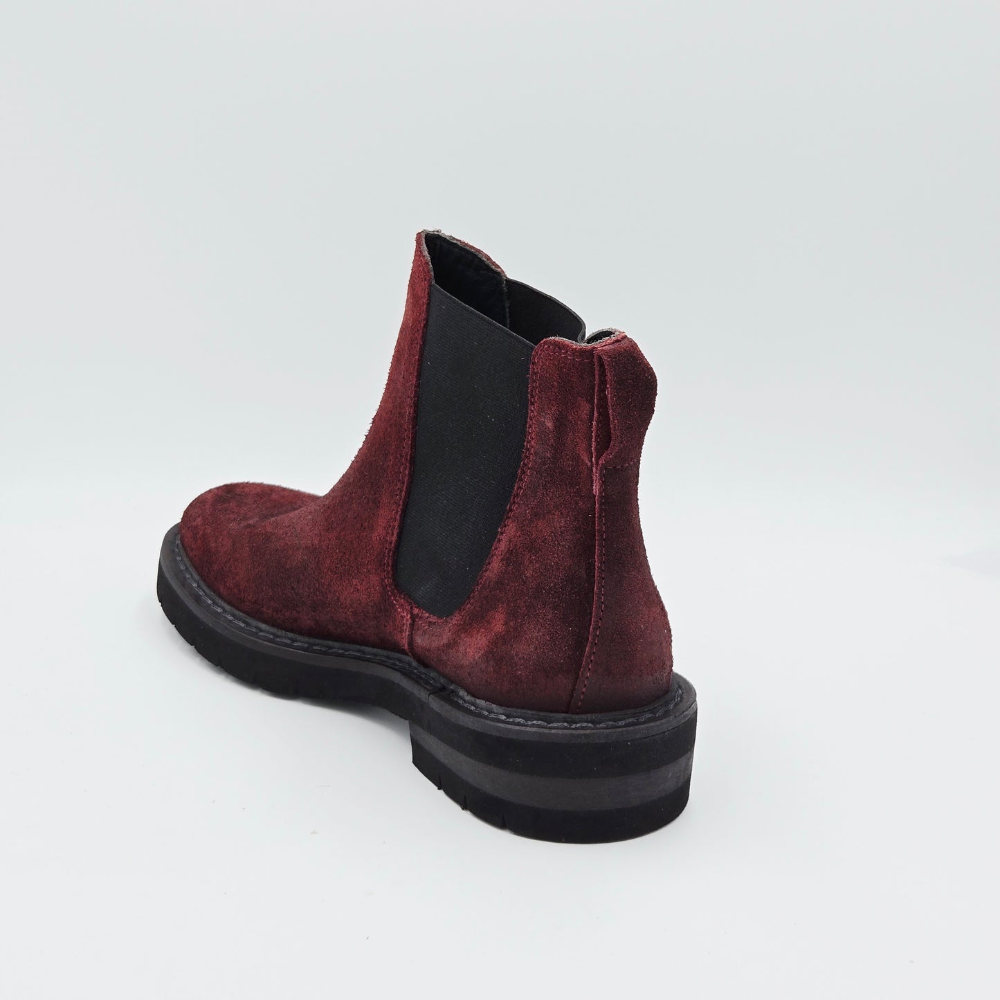 MOMA 84302C-SA Stivaletti Donna pelle scamosciata rosso