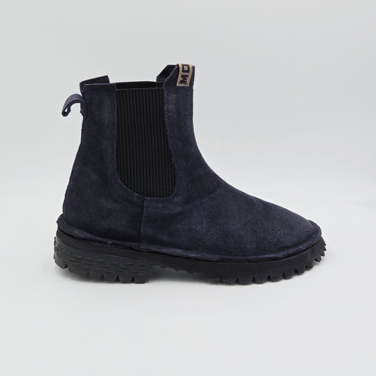 MOMA 73303C Stivaletti Donna pelle scamosciata blu