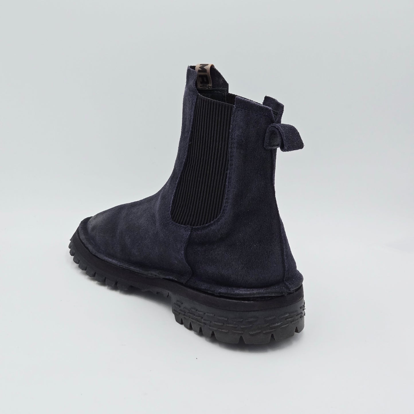 MOMA 73303C Stivaletti Donna pelle scamosciata blu