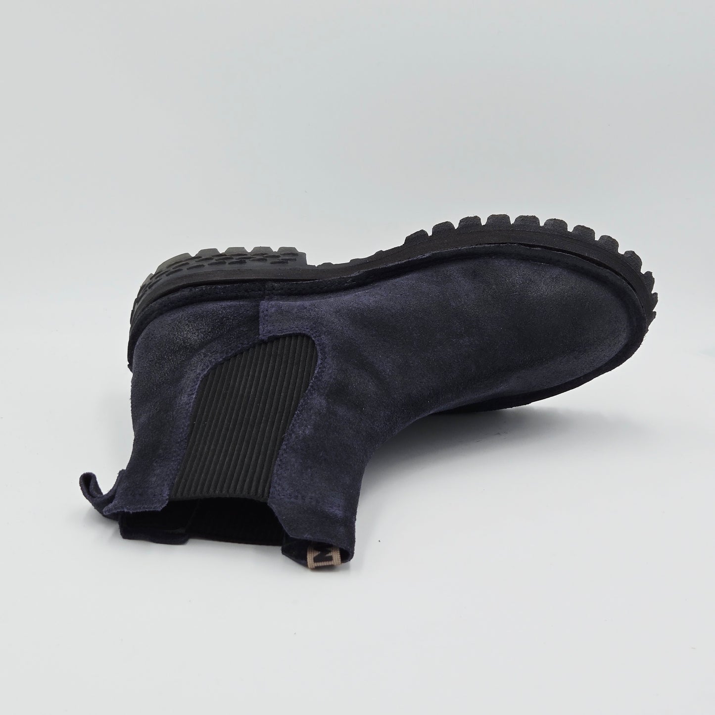 MOMA 73303C Stivaletti Donna pelle scamosciata blu